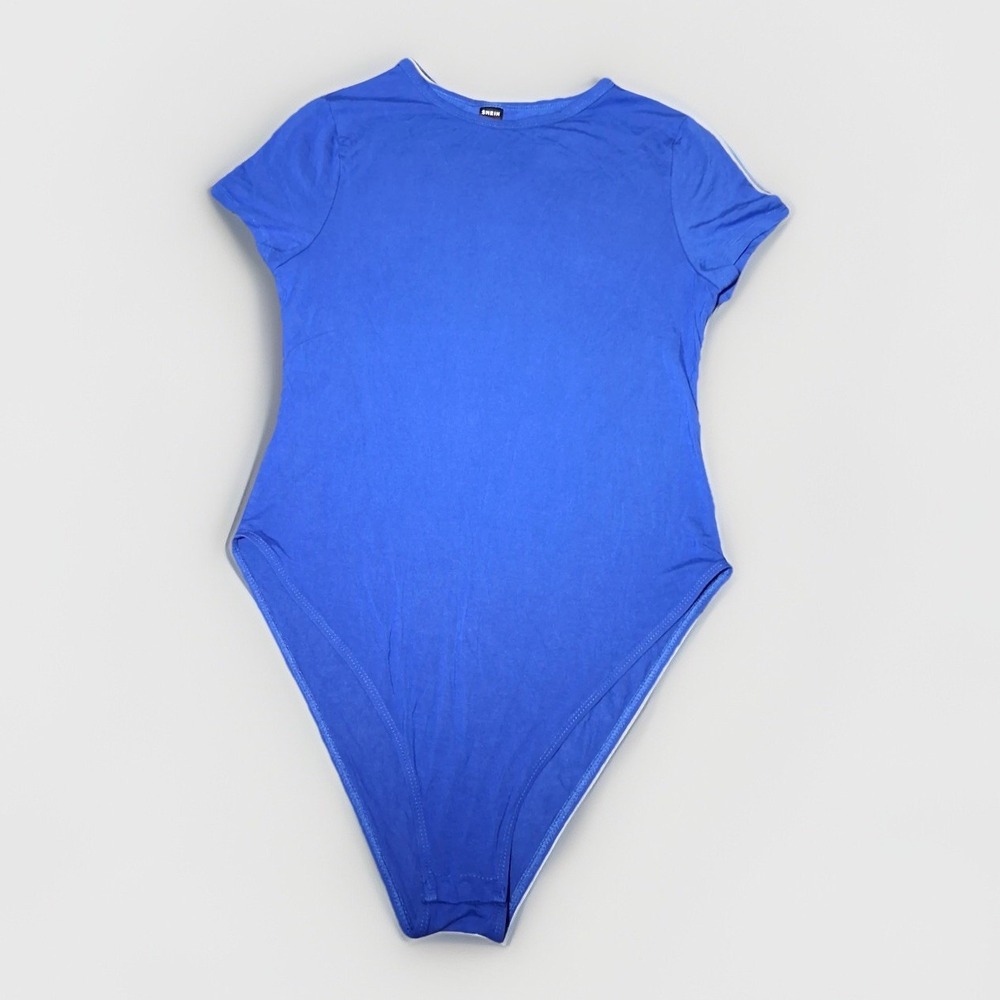 SHEIN Women's Blue Body Suit Petite Large